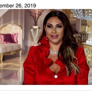 Chetta B ruffle collar peplum formal top 12